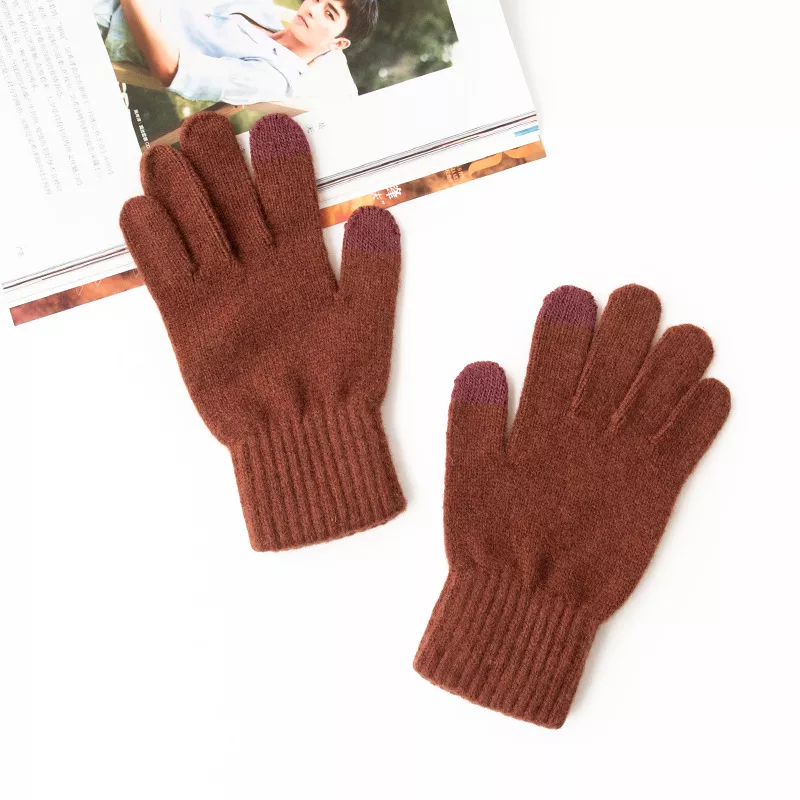 Touchscreen Knit Gloves, image 8