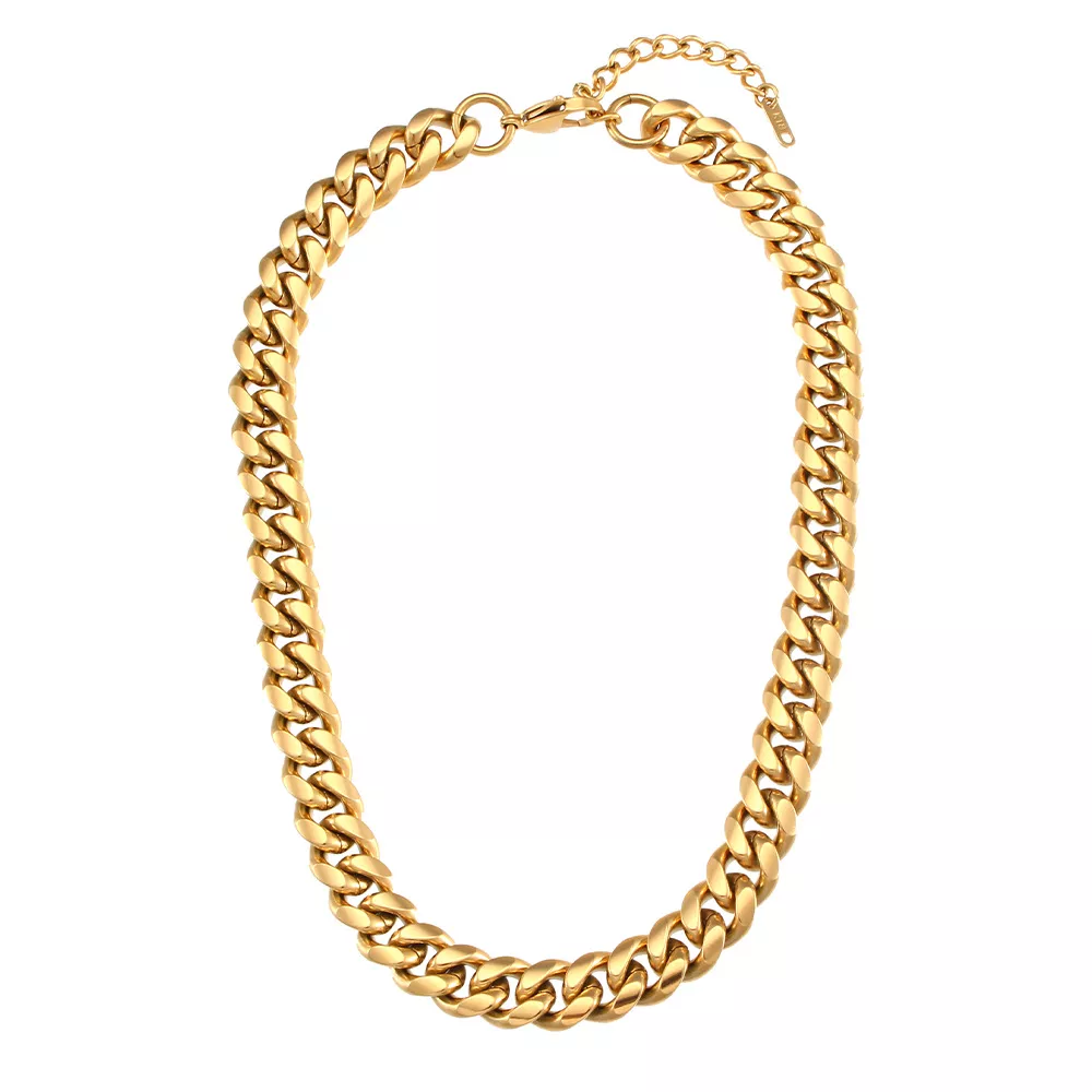18K Gold-Plated Chain Necklace, image 8