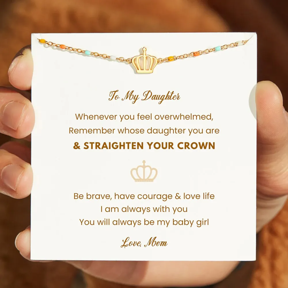 Crown Shape 18K Gold-Plated Bead Bracelet, image 5