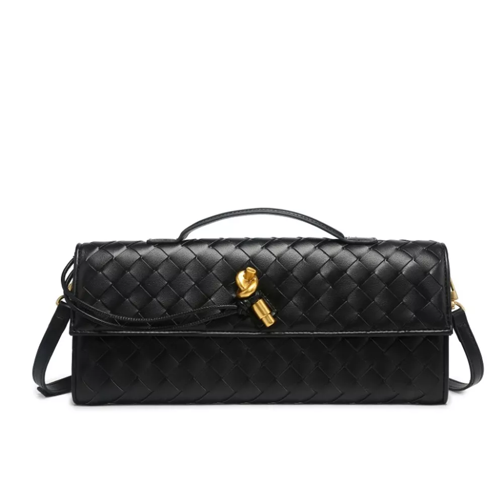 Woven Leather Wristlet, image 2
