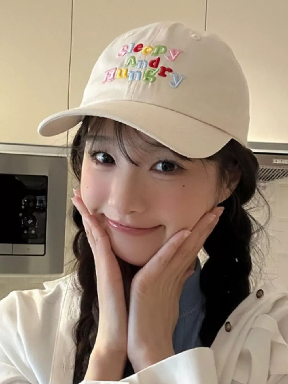 Letter Embroidered Baseball Cap, image 7