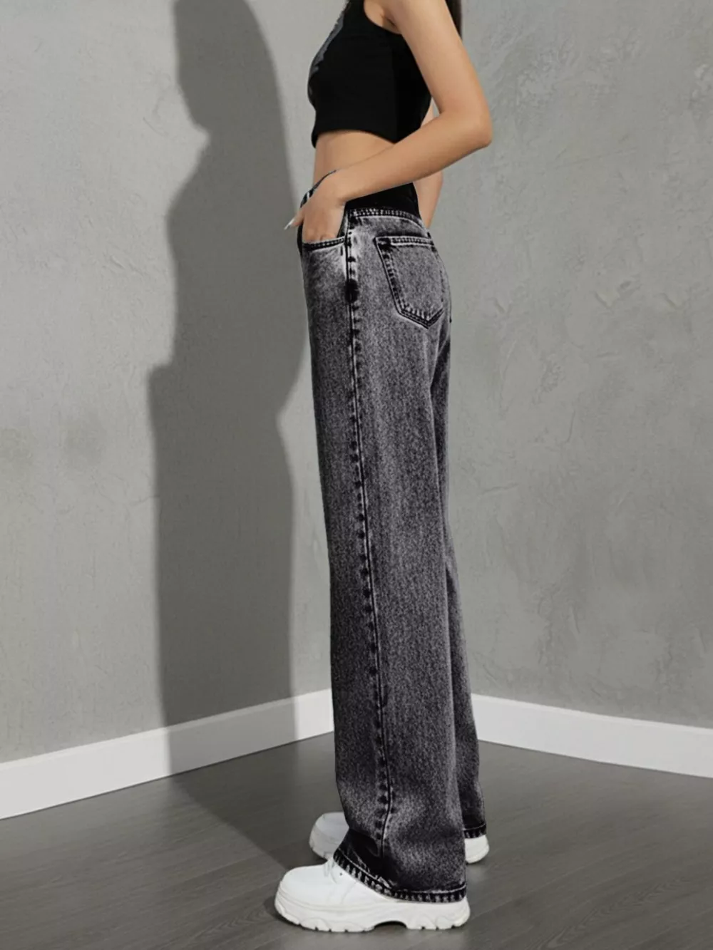 High Waist Wide Leg Jeans, image 5