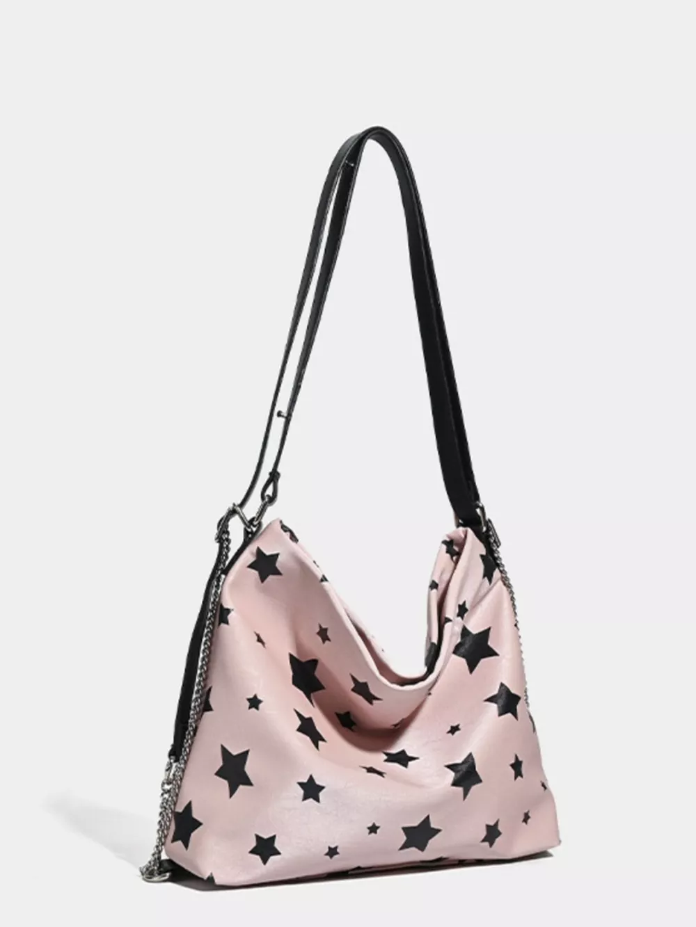 Star Print Chain Shoulder Bag, image 2
