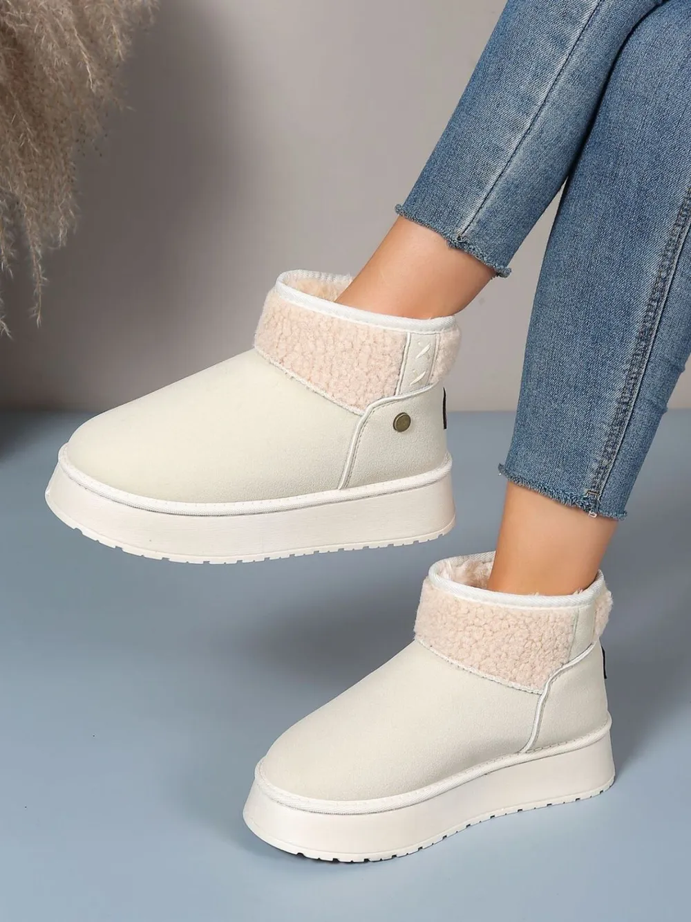 Platform Sherpa Lined Winter Boots, image 3