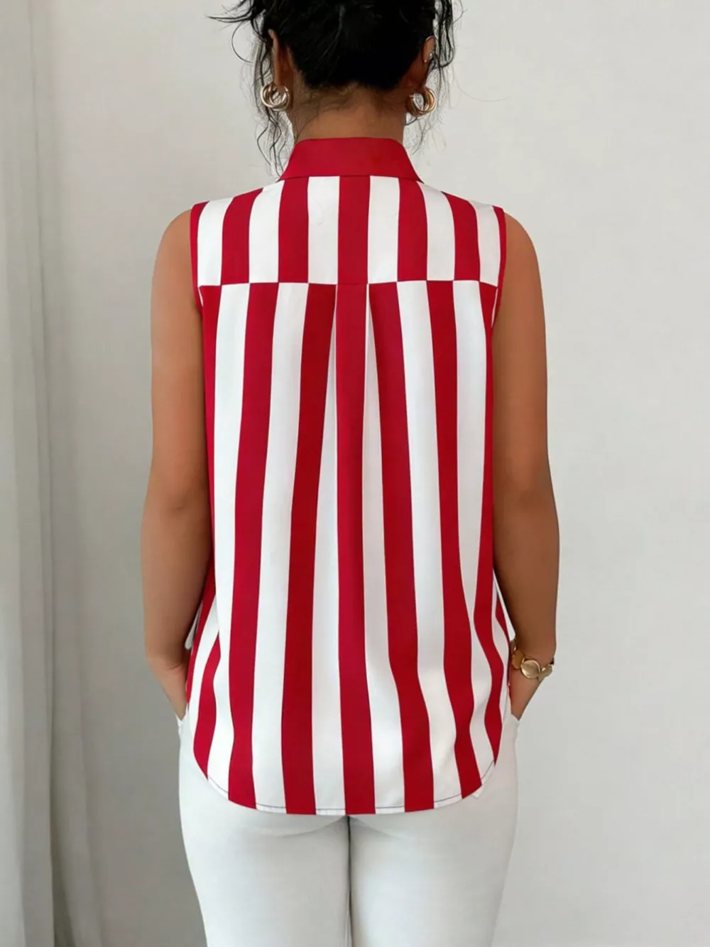 Button Up Sleeveless Shirt, image 15