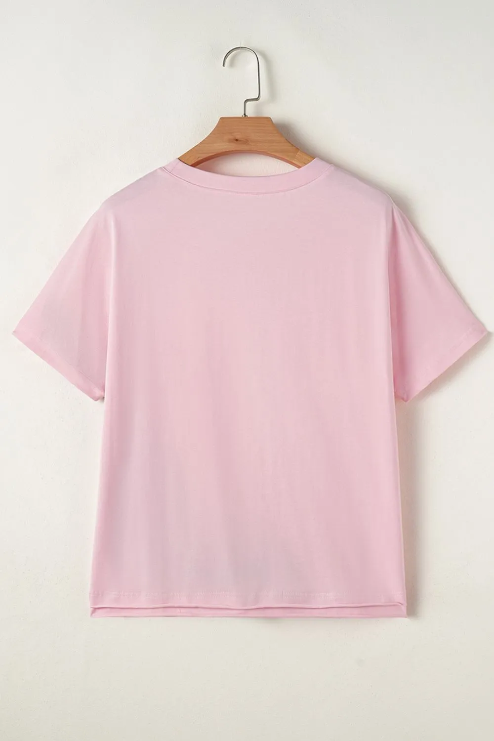 Color Block Round Neck Short Sleeve T Shirt, image 3