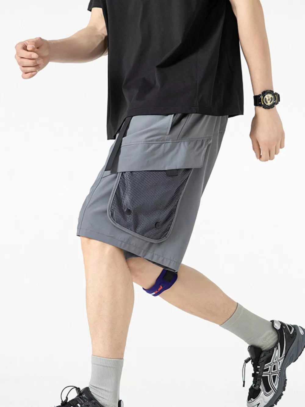 Men's Multi-Pocket Quick-Dry Cargo Shorts, image 7