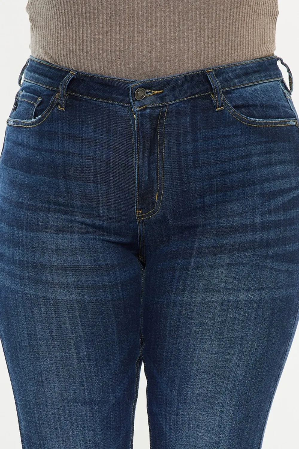 Full Size Mid Rise Flare Jeans, image 5