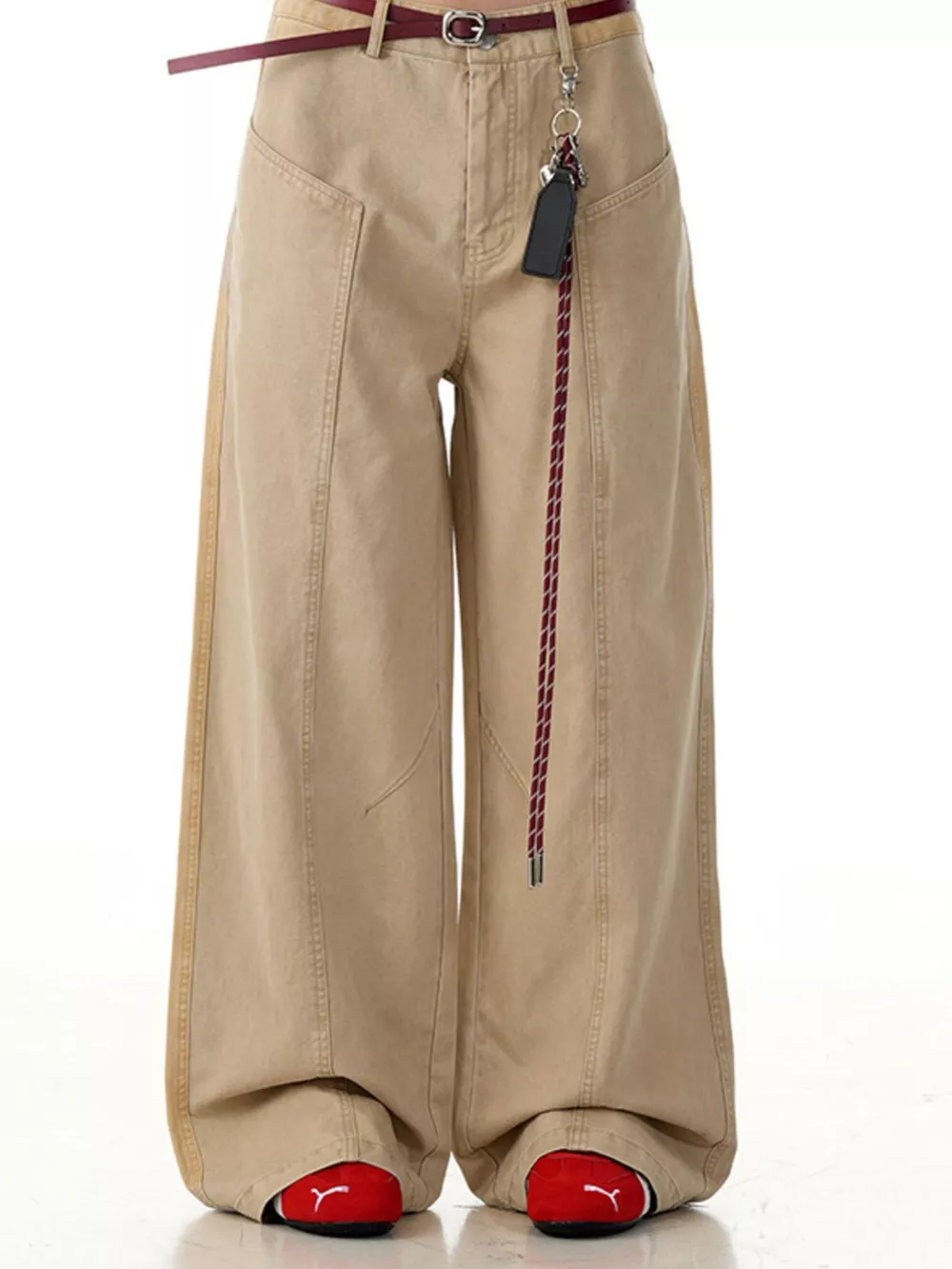 Men's Wide Leg Casual Pants, image 2