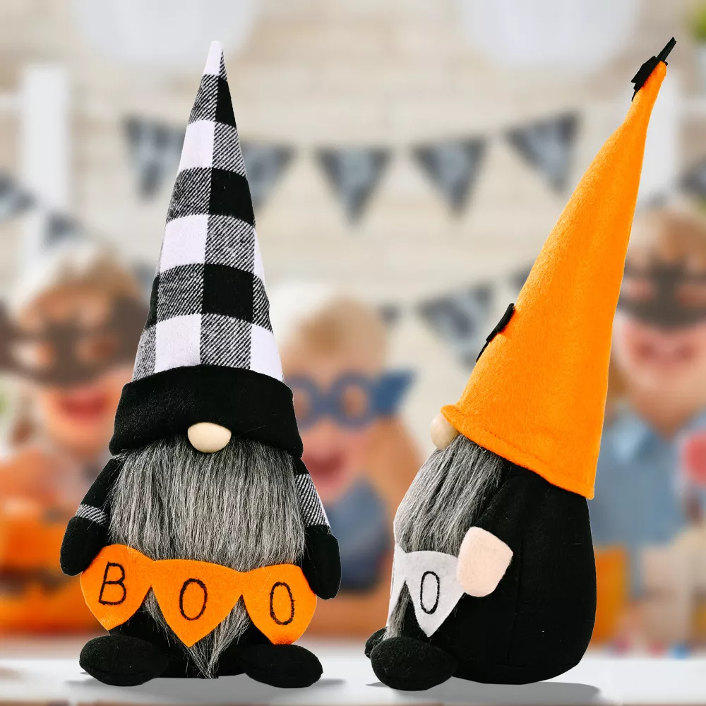Halloween Decorative Gnome with 'BOO' Sign, image 3
