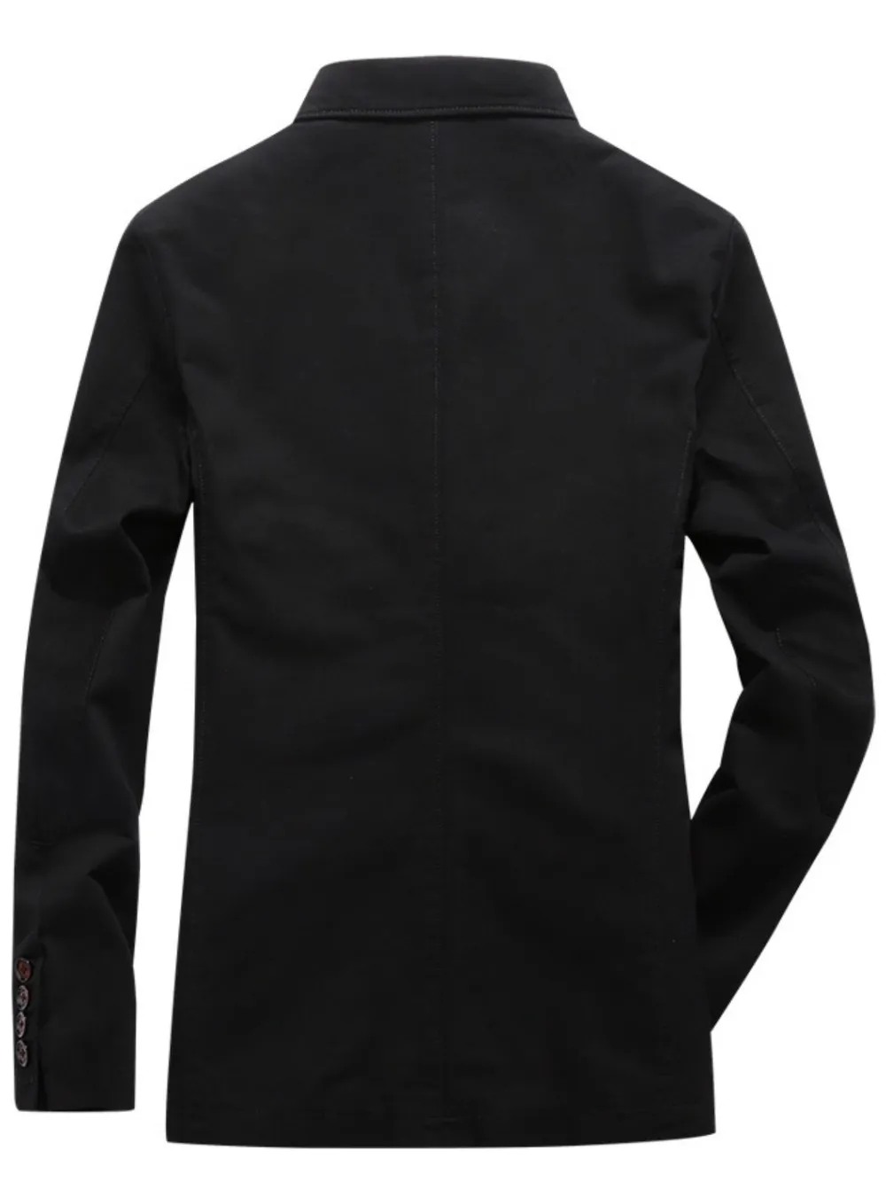 Men's Plus Size Button Up Long Sleeve Blazer, image 4