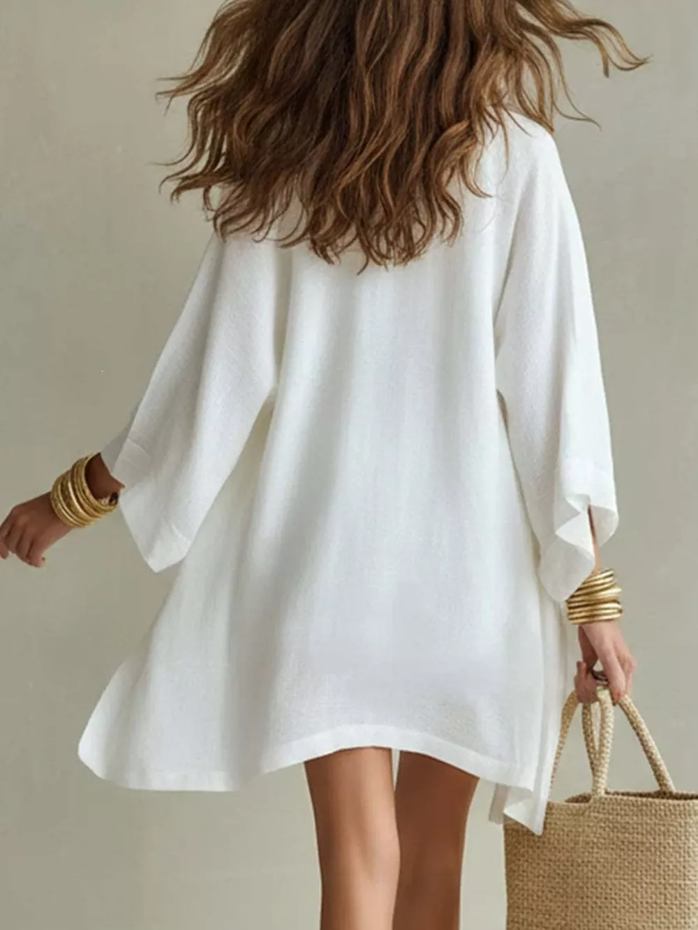 Full Size Elegant Tank and Drawstring Shorts with Cardigan 3-Piece Set Plus Size, image 4