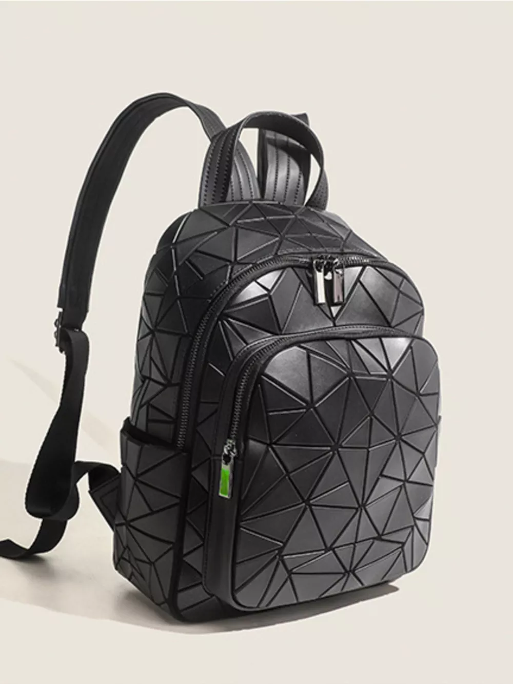 Geometric Lattice Pattern Fashion Backpack Bag, image 2
