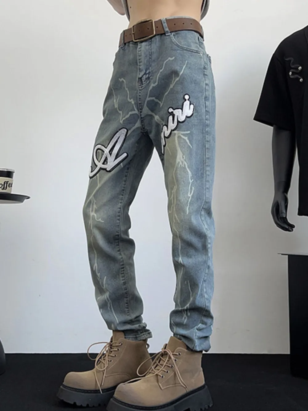 Men's Full Size Slim Fit Jeans Plus Size, image 3