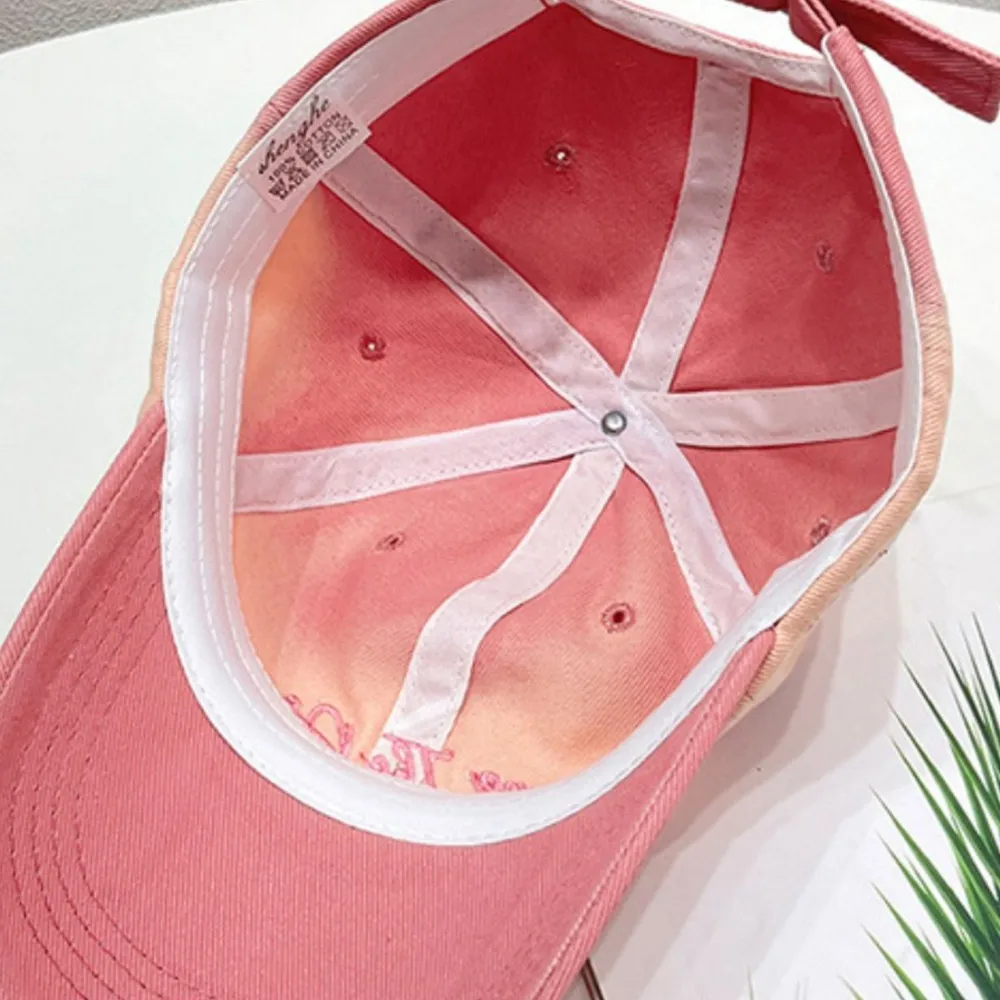 Embroidered Adjustable Cotton Baseball Cap, image 3