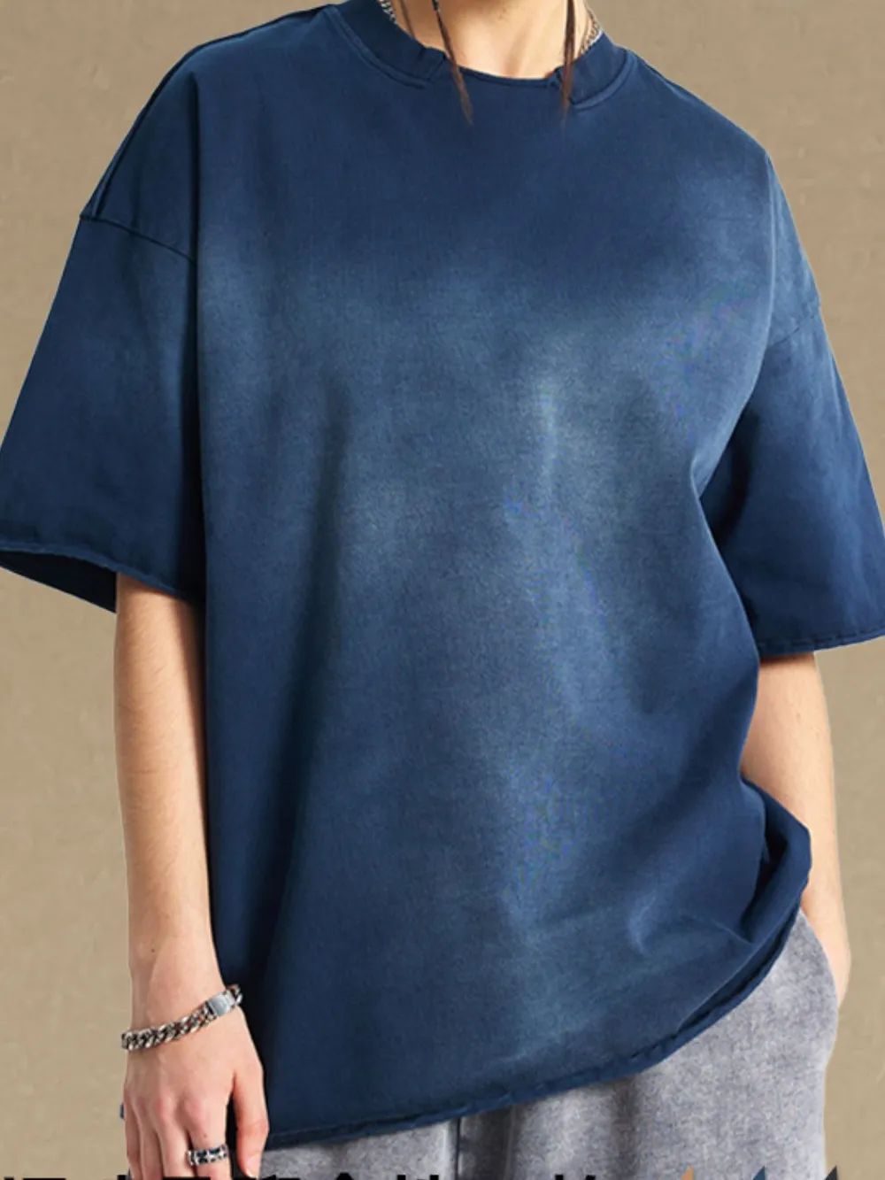 Men's Round Neck Half Sleeve T-Shirt, image 4