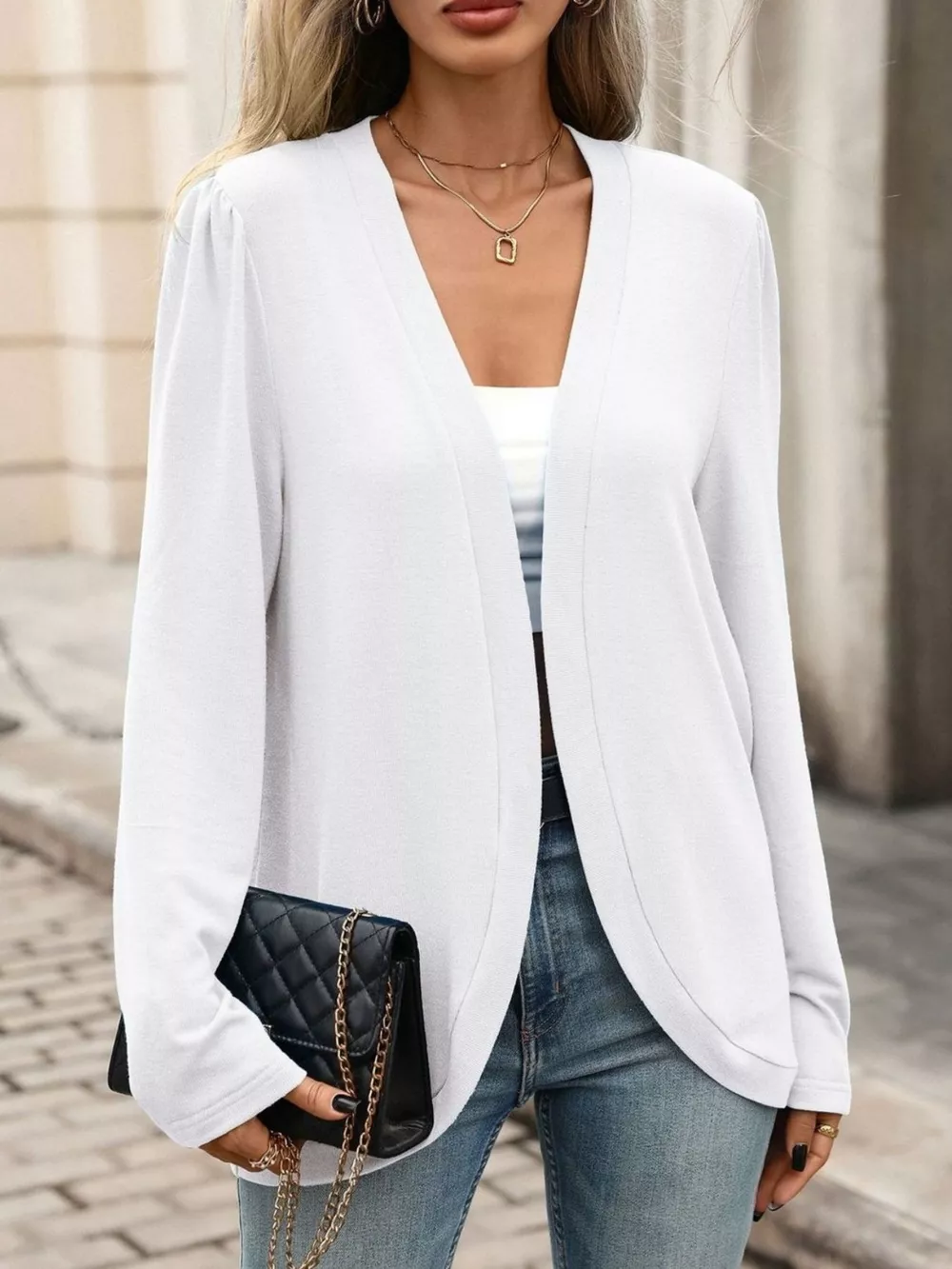 Open Front Long Sleeve Cardigan, image 22