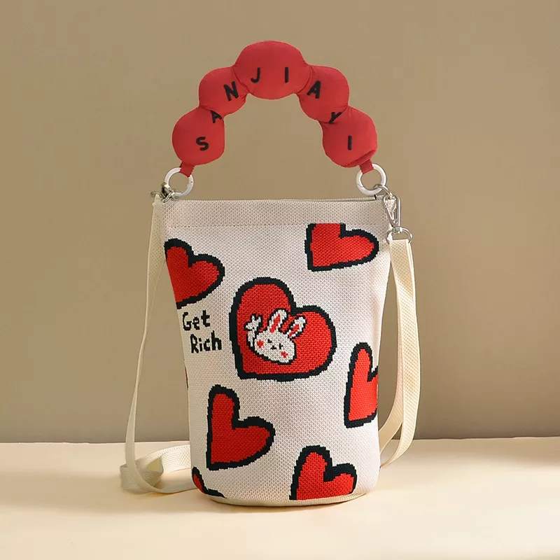 Cartoon Bucket Crossbody Bag, image 4