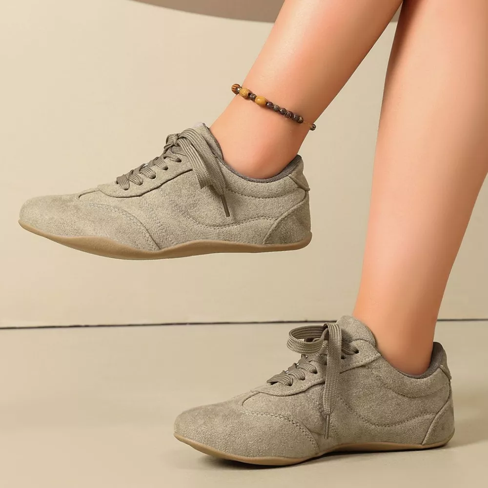 Round Toe Lace Up Sneakers, image 12