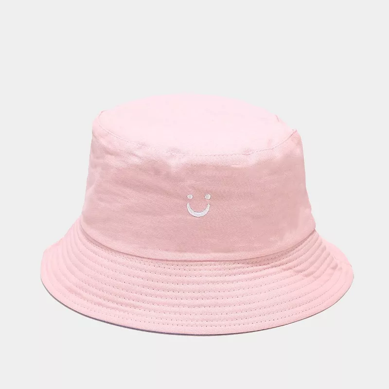 Embroidered Smiley Face Bucket Hat, image 3