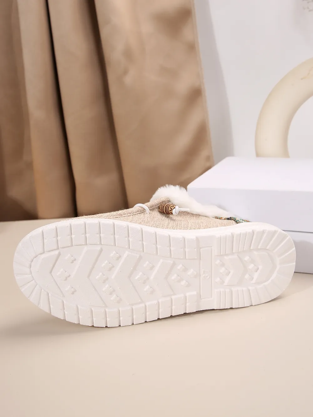 Printed Round Toe Flat Slip-Ons, image 15
