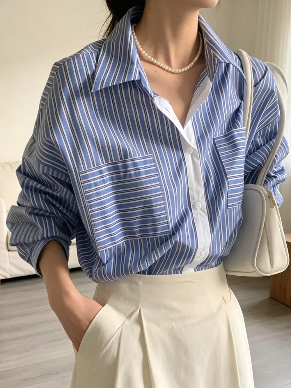 Striped Button-Down Shirt, image 3