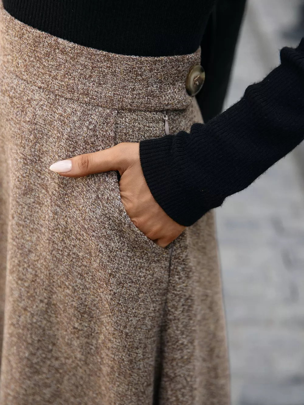 A-Line Midi Skirt, image 3