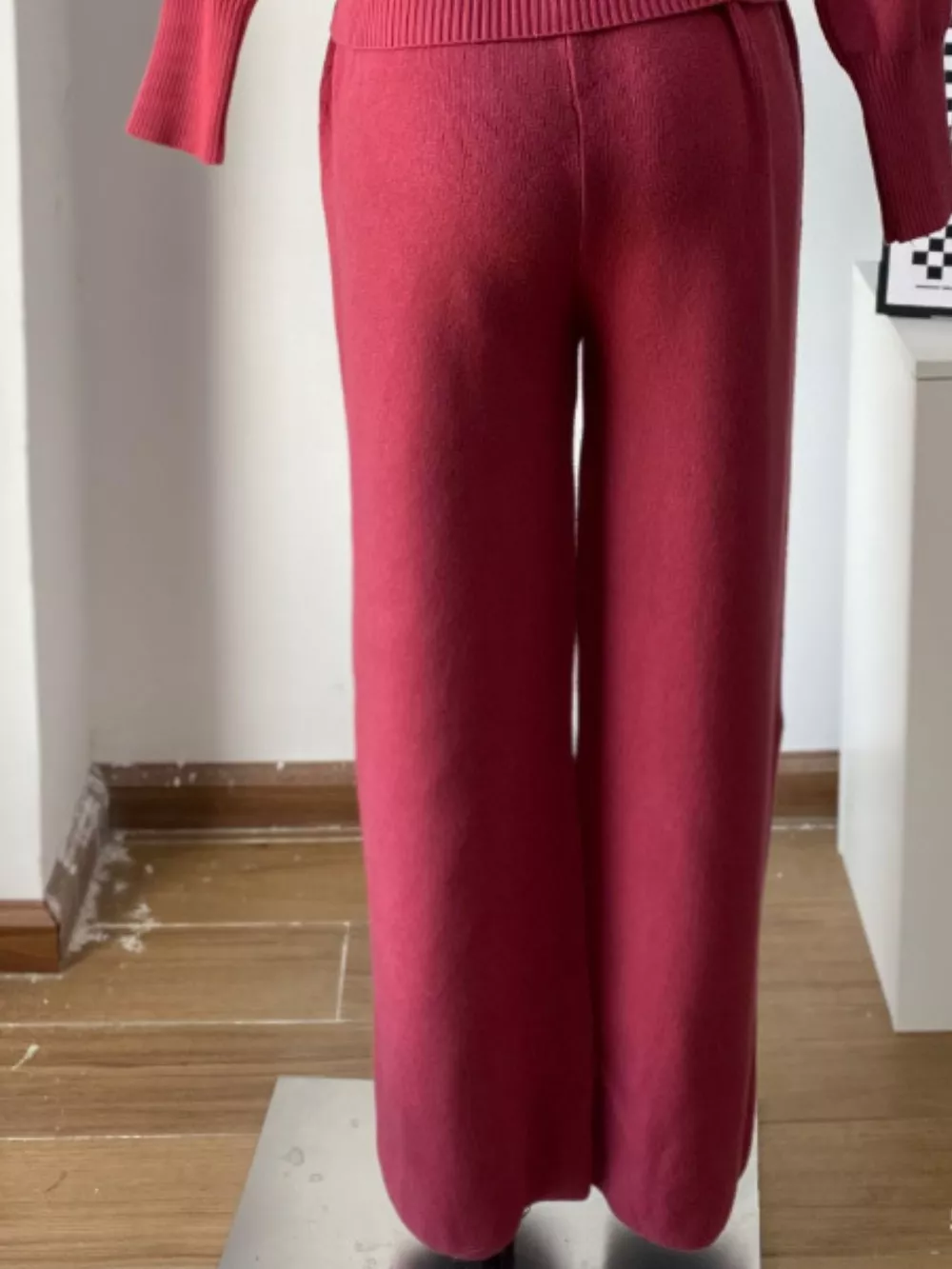 Zip Up Outerwear and Wide Leg Pants Set, image 24