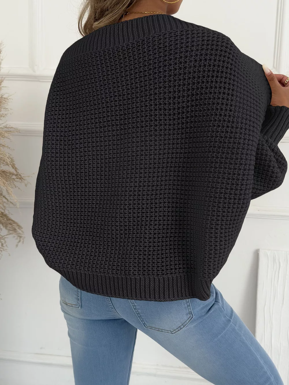 Open Front Batwing Sleeve Cardigan, image 10