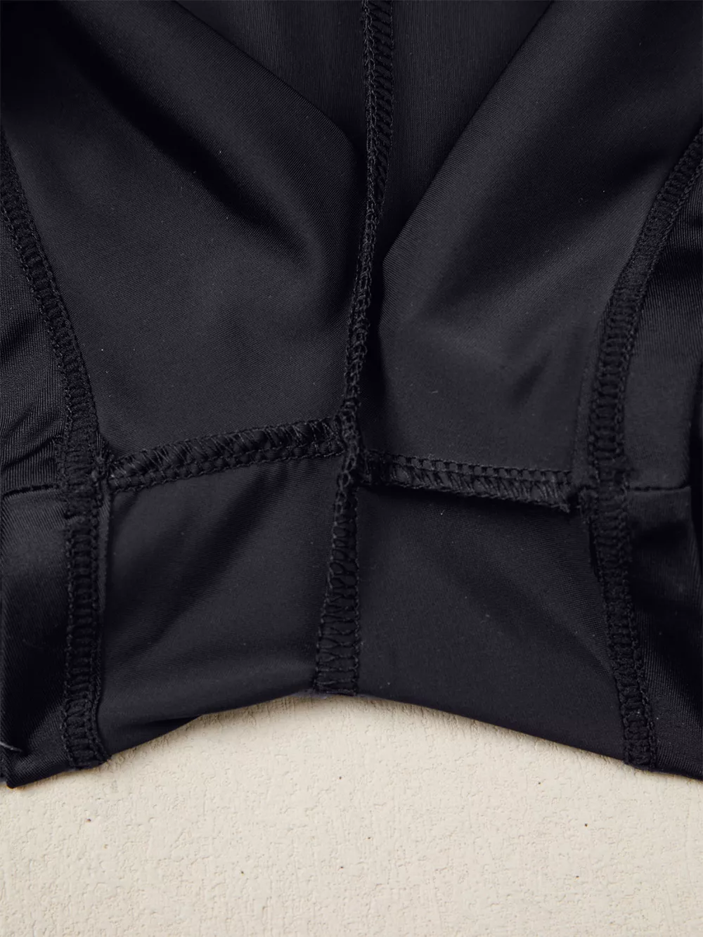 Solid Color Ribbed Patchwork High Waist Athletic Shorts, image 11