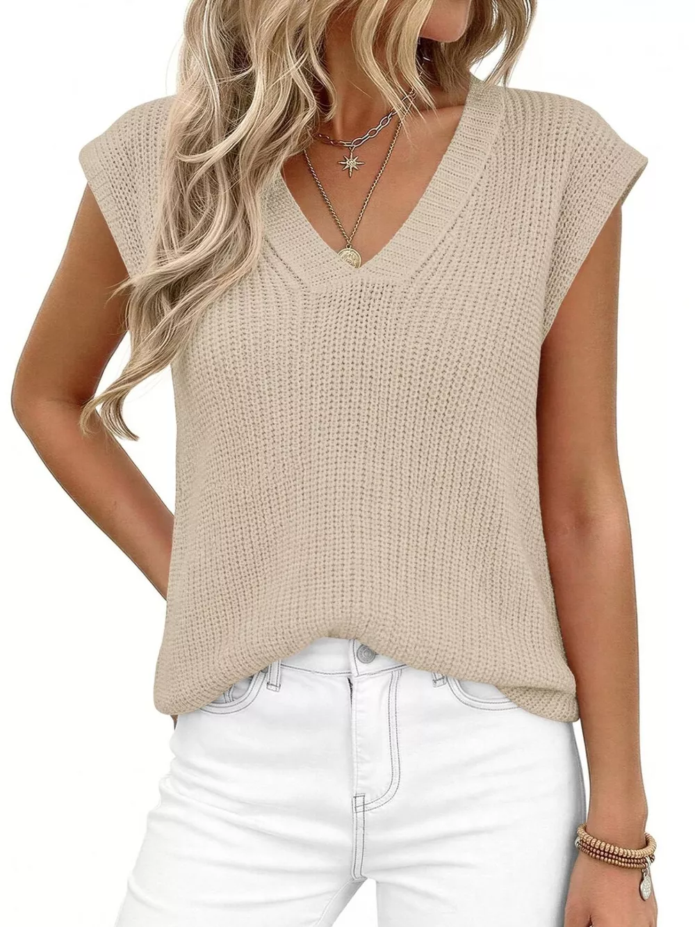 V-Neck Sweater Vest, image 5