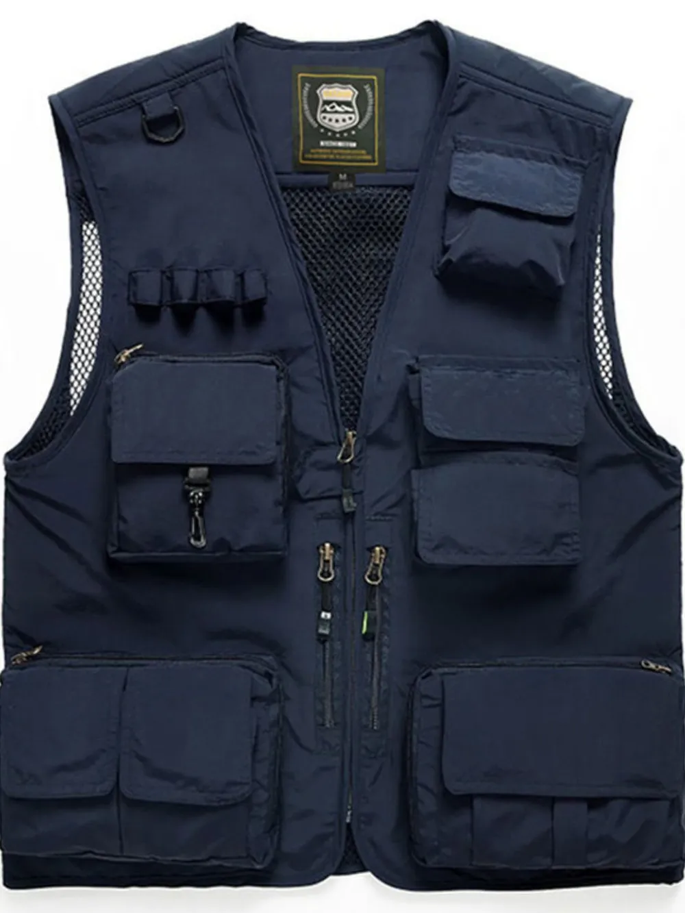 Men's Full Size Mesh Zip Up Vest Plus Size, image 7