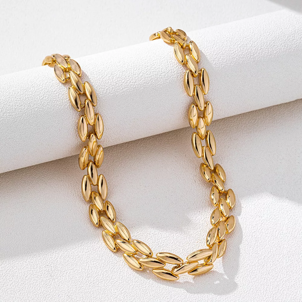 18K Gold-Plated Chunky Necklace, image 2