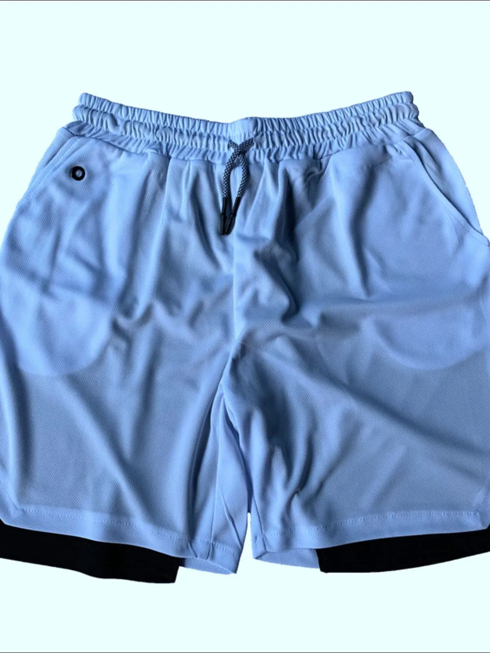 Men's Plus Size Drawstring Active Shorts with Pockets, image 8