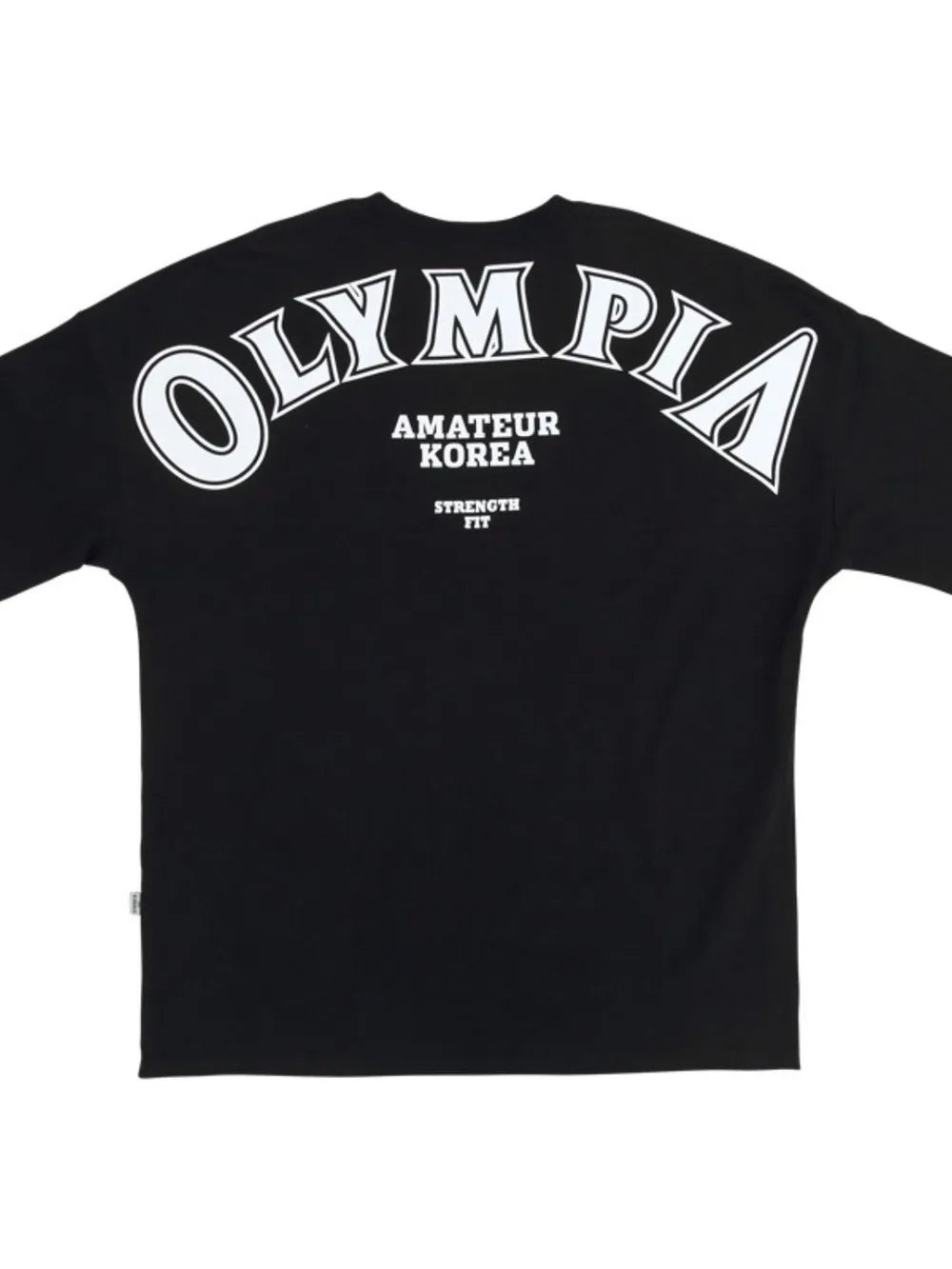 Men's Plus Size Letter Graphic Round Neck T-Shirt