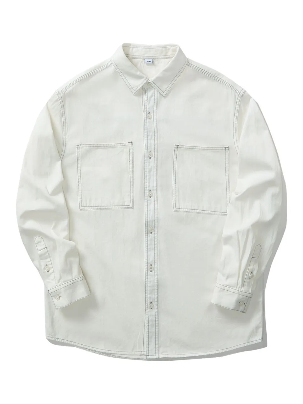 Men's Plus Size Button Up Long Sleeve Shirt, image 4