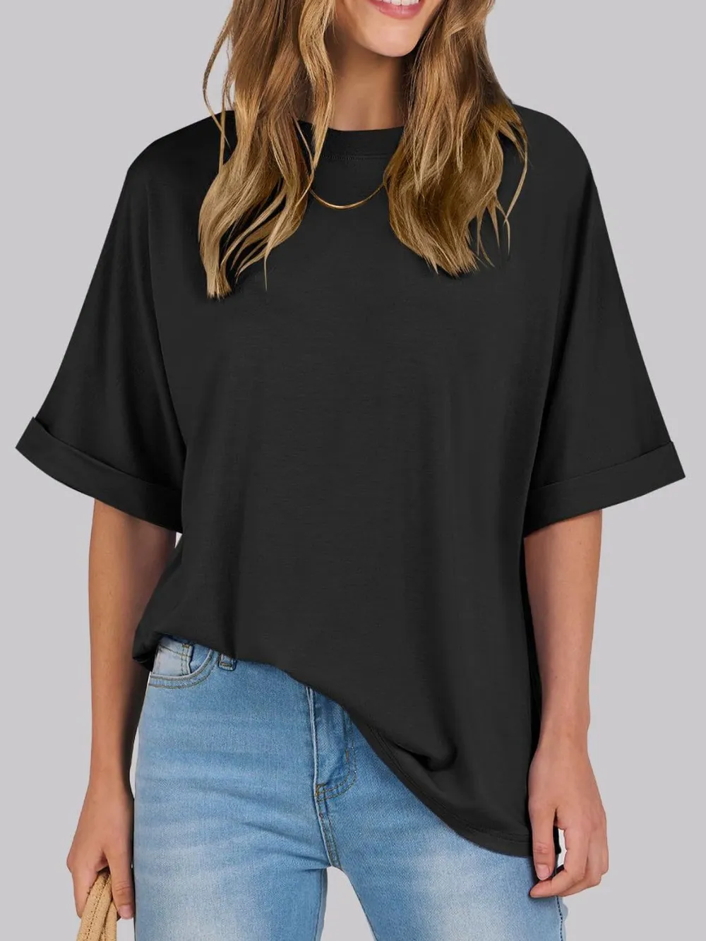 Round Neck Half Sleeve T-Shirt, image 5