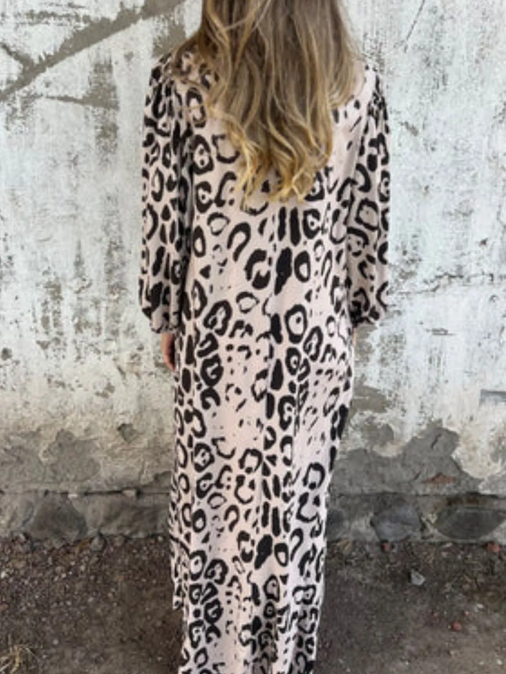 Full Size Printed V-Neck Dress with Pockets Plus Size, image 12