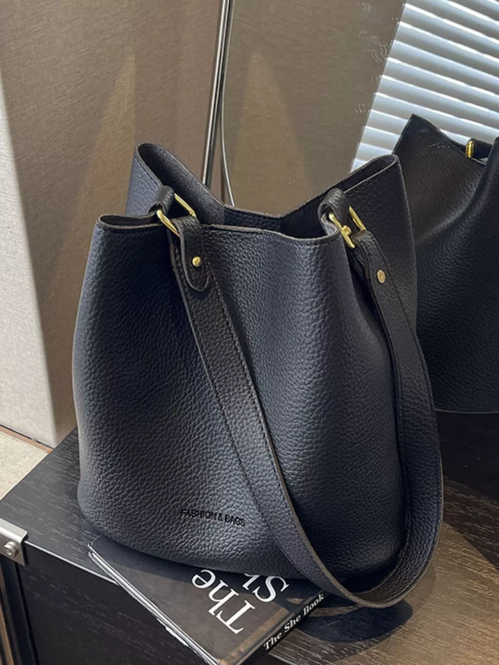 Solid Color Tote Bag, image 2