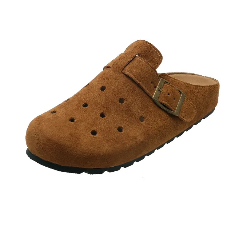 Hollow Out Buckle Strap Slip-Ons, image 5