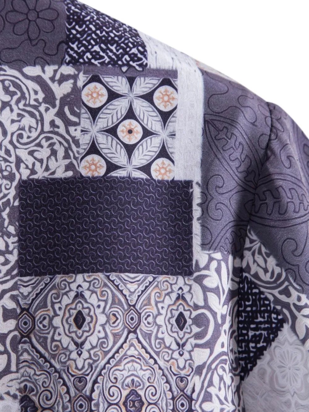 Men's Plus Size Printed Short Sleeve Casual Shirt, image 5