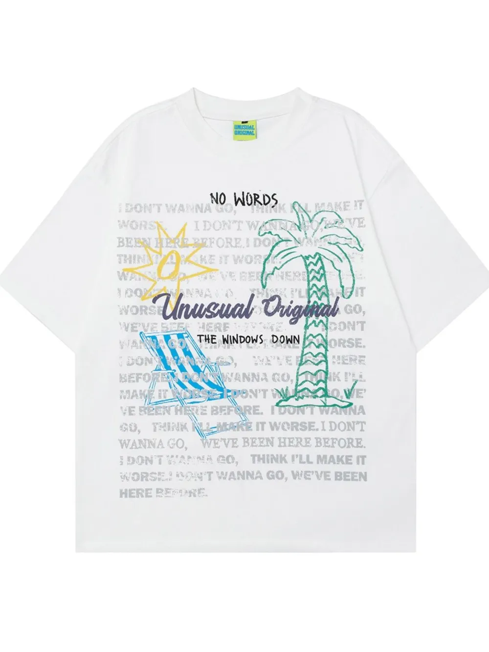 Men's Oversized Graphic Round Neck T-Shirt, image 4