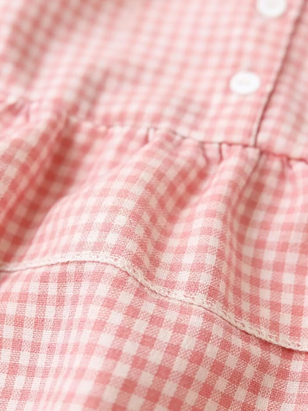 Children's Ruffled Gingham Sleeveless Dress, image 8