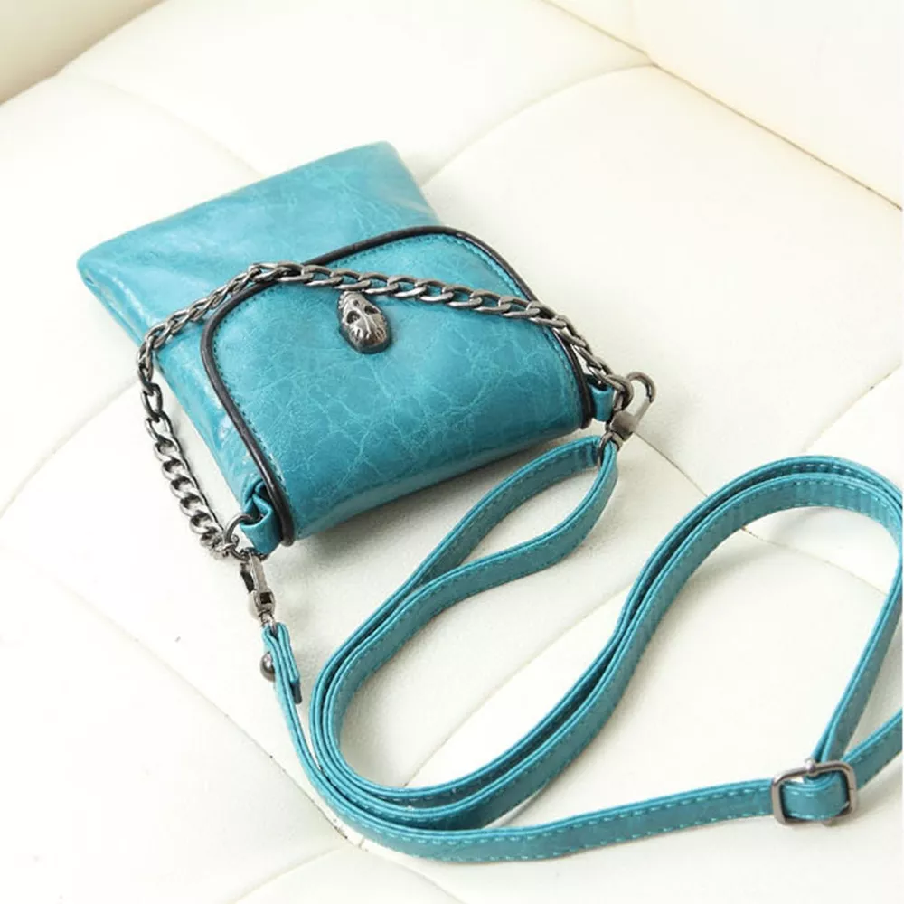 Skull Embellished Mini Bag, image 5