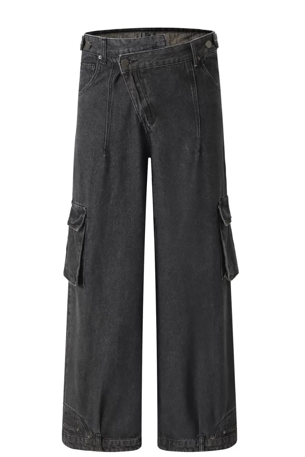 Men's Wide Leg Cargo Jeans