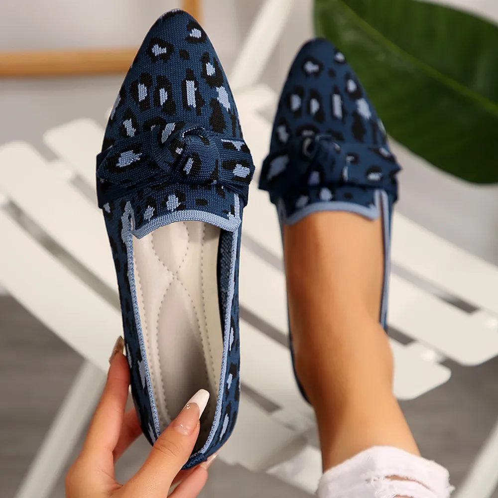 Mesh Point Toe Flat Slip-Ons, image 3