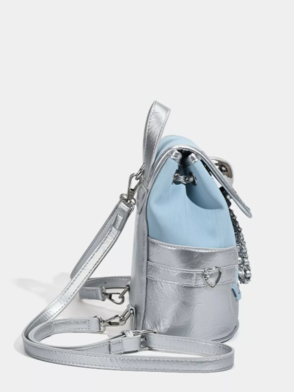 Heart Flap Backpack Bag, image 3