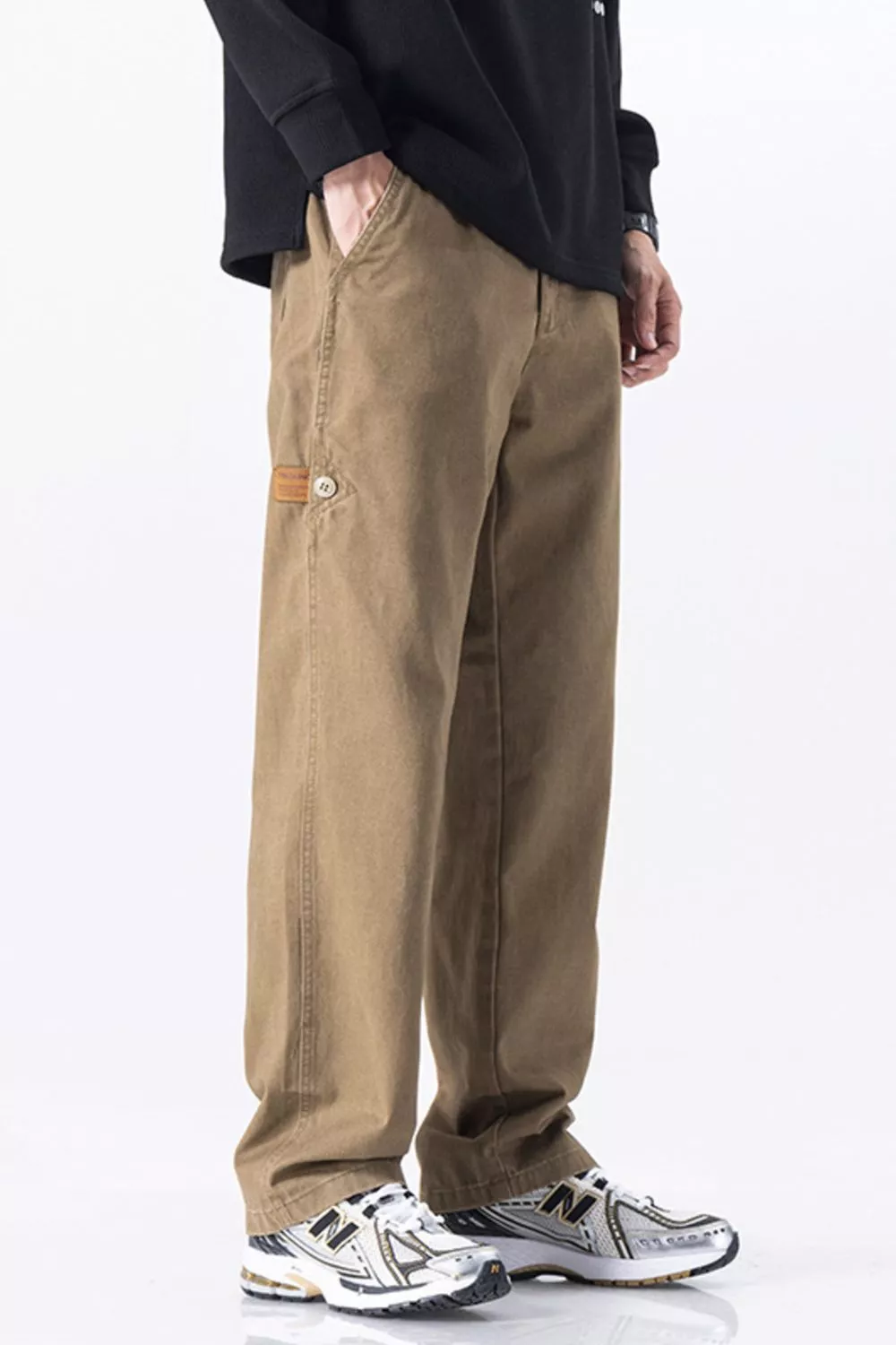 Men's Plus Size Wide Leg Pants, image 3