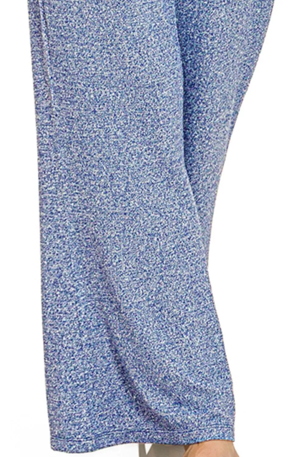 Soft Elastic Waisted Flare Pants, image 3