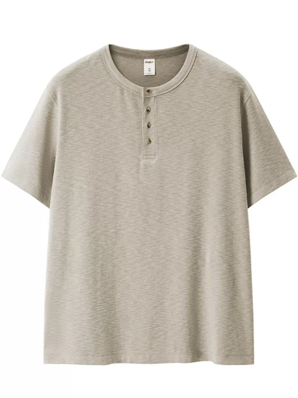 Men's Short Sleeve Henley T-Shirt, image 7